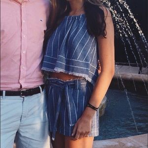 SAYLOR Striped Two Piece